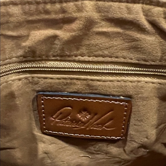 Patricia Nash | Leather Wristlet w/ Tooled Design in “Lava” - Picture 9 of 10